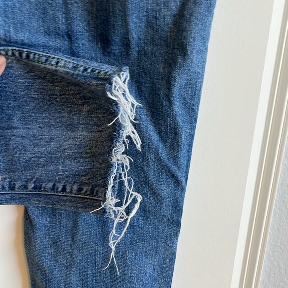 GAP Blue Straight Leg, cropped Jeans - Picture 4 of 5